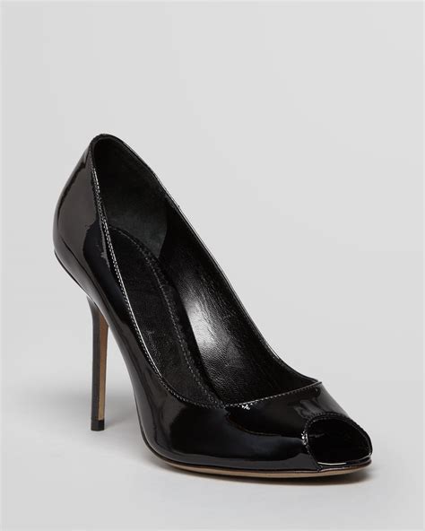 burberry nude pump peep toe wood|Women’s Designer Pumps .